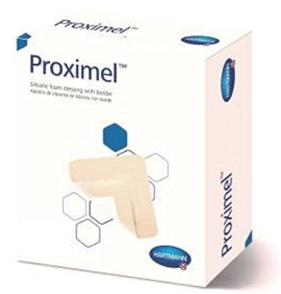 Foam Dressing with Border, 6" x 6", 5/bx, 10 bx/cs