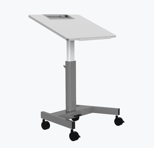 Pneumatic Student Standing Desk, Black (DROP SHIP ONLY)