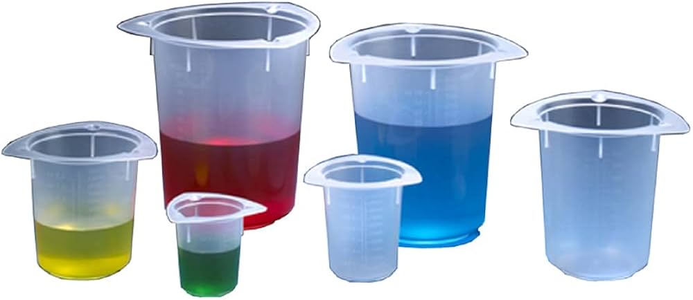 Tri-Corner Beaker, PP, 50 mL, 100/cs