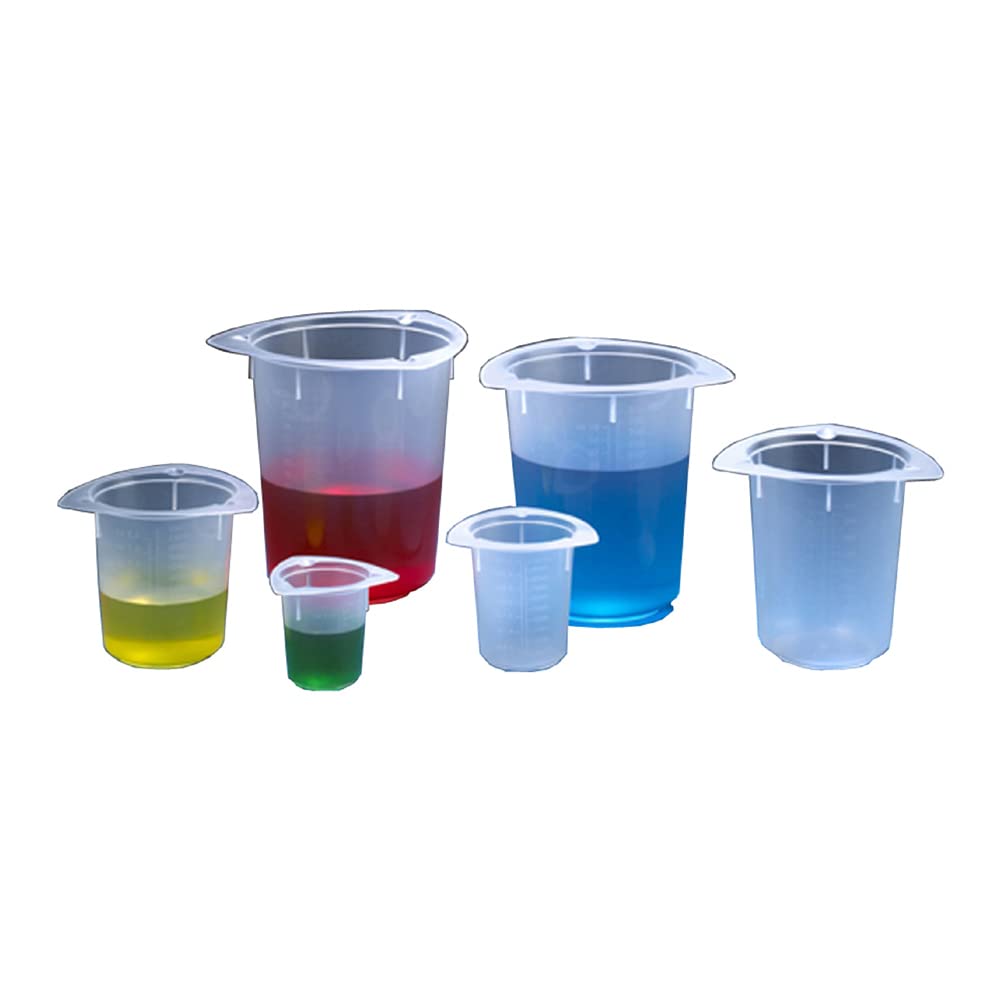 Tri-Corner Beaker, PP, 100 mL, 100/cs