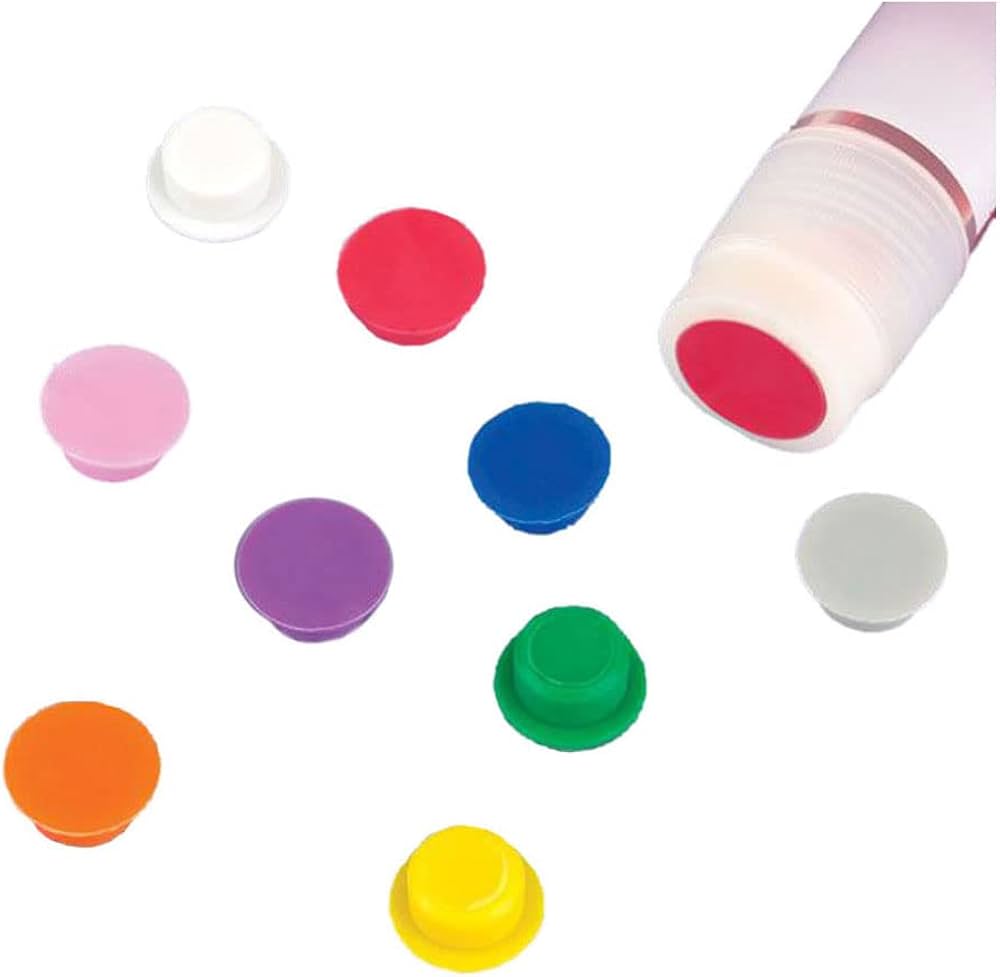 Cap Insert for CryoCLEAR Vials, Red, 100/bg
