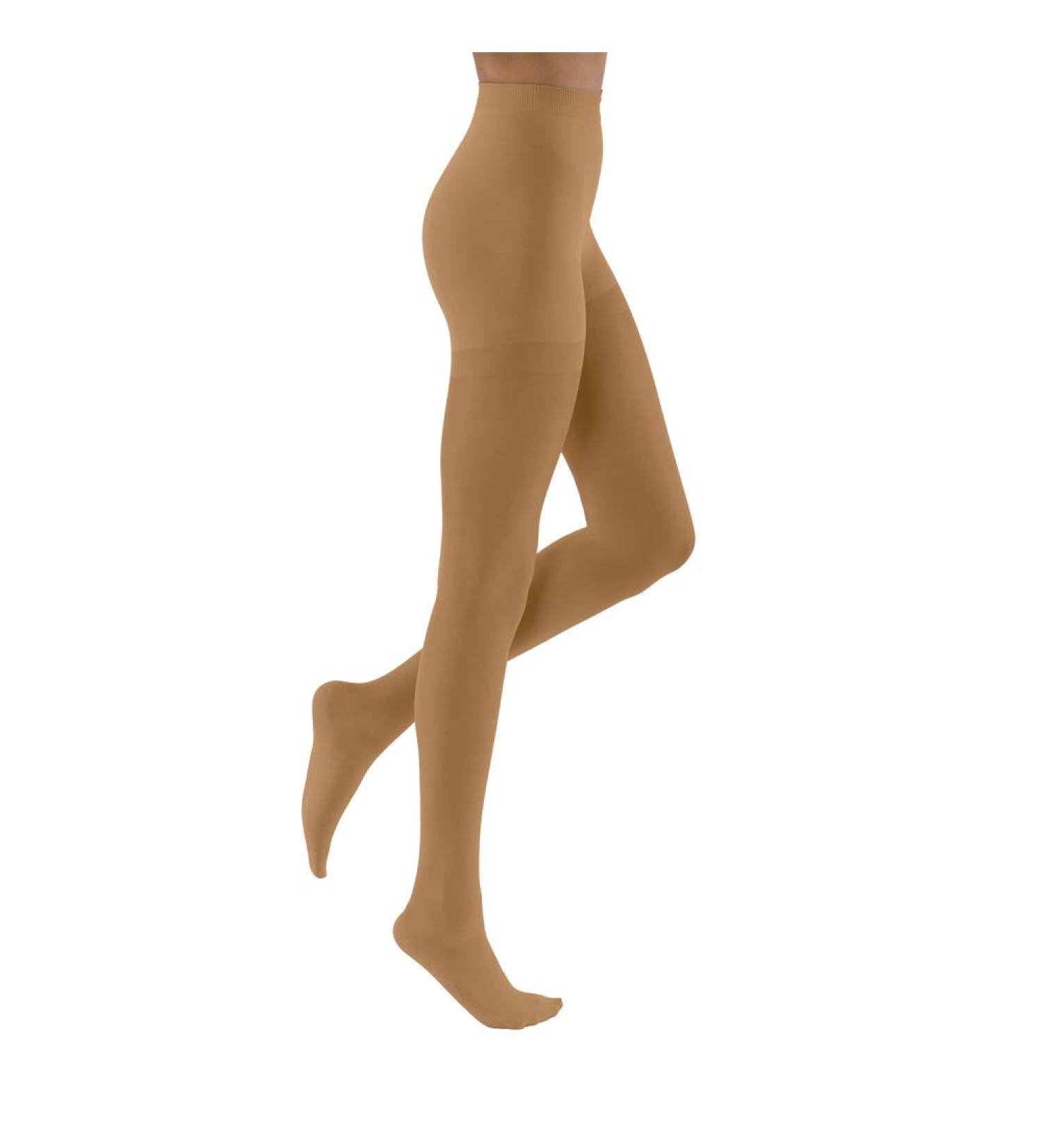 Compression Stocking, Waist High, 20-30 mmHG, Closed Toe, Suntan, X-Large (Continental US Only)