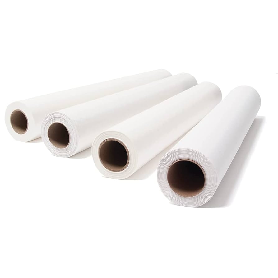 Exam Table Paper, Standard Crepe, 18" x 125' 12/cs (36 cs/plt)