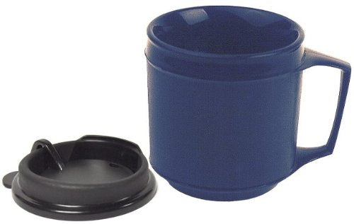 Insulated Cup with No Spill Lid, Blue, 8 oz Capacity (A handling charge of $9.95 will be added to any order under $25.00) (DROP SHIP ONLY)