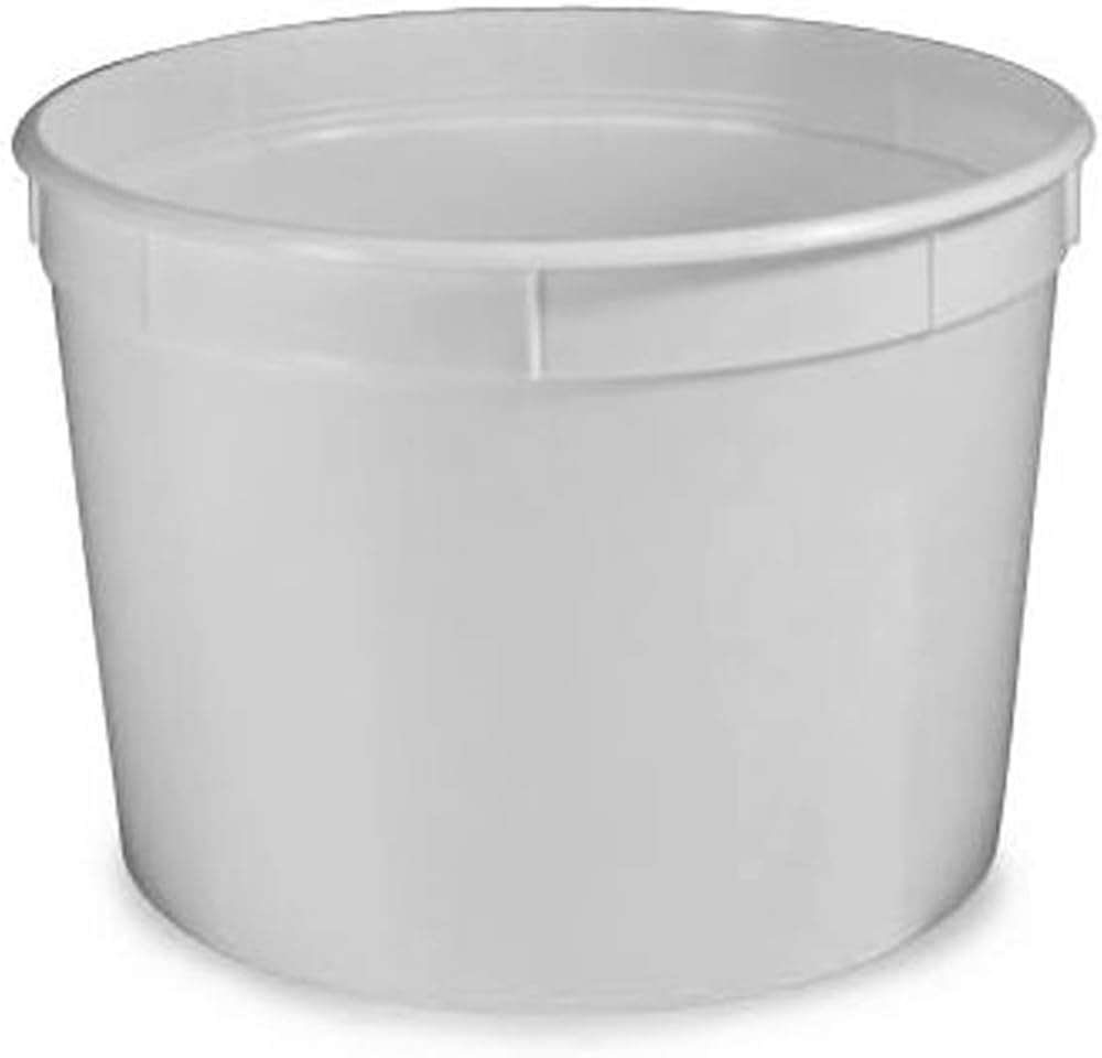Multi-Purpose Container w/Lid, Heavy Duty, 86 oz, Opaque, 90/cs