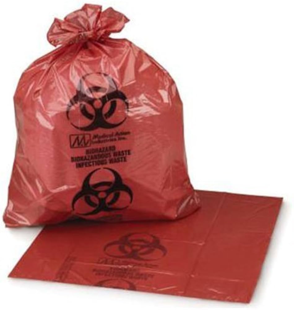 Bag with Drawstring, 24" x 27", Clear/ Printed, 1.5 mil, 250 rl/cs (20 cs minimum)