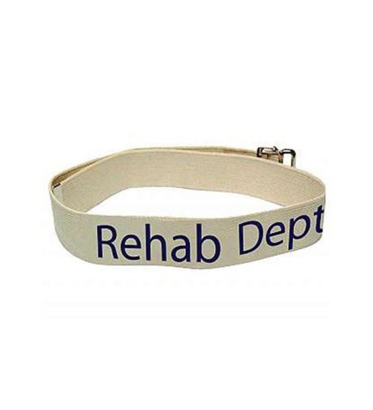 Gait Belt, Rehab Dept, #8 Natural, 2" x 54" (A handling charge of $9.95 will be added to any order under $25.00) (DROP SHIP ONLY)