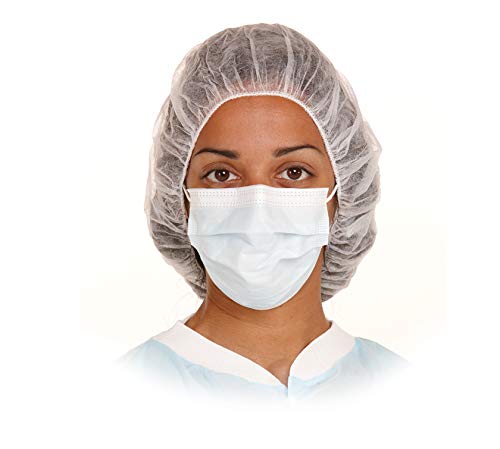 Bouffant Cap, 27", White, 100/bx, 5 bx/cs
