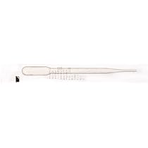Pipet, 7 mL, Sterile, Individually Wrapped, Large Bulb, Graduated to 3mL, 155mm, Cellophane Wrap, 100/bg