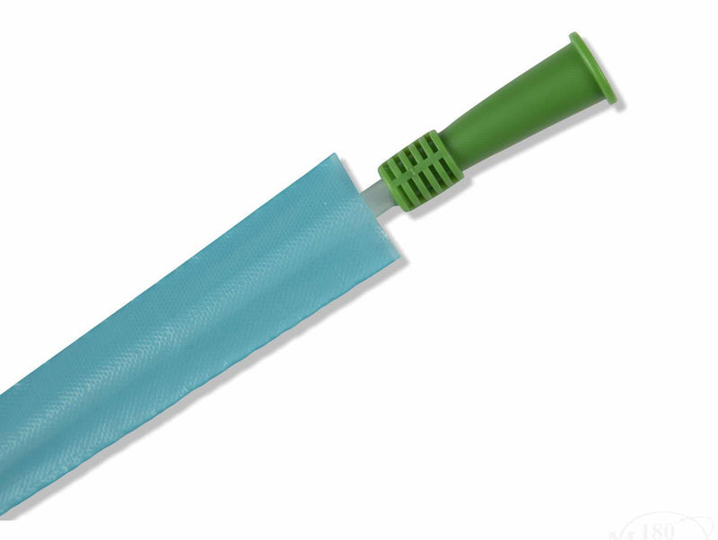 GentleCath Air For Men Hydrophilic Intermittent Urinary Catheter, with Water Sachet, Tiemann Tip, Ch08, 30/bx