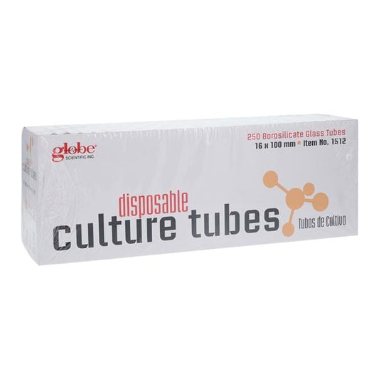 Culture Tube, 10 mL, 16 x 100mm, 250/bx, 4 bx/cs