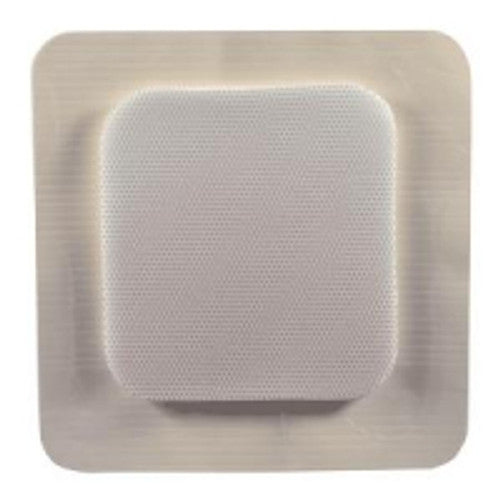 Foam Border AG Dressing, 6" x 6" (15cm x 15cm), 5/bx