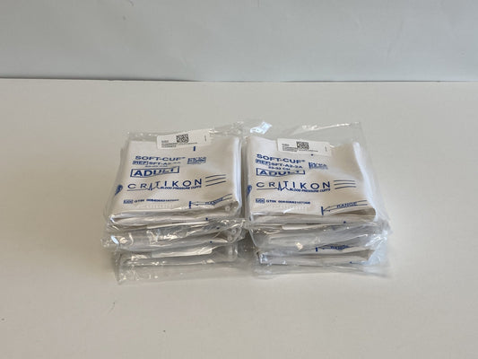 Cuff Assortment Pack: (5) Small Adult Cuffs, (10) Adult Cuffs, (5) Large Adult Cuffs with 2-Tube Dinaclick Connector, 20/pk (Continental US Only)