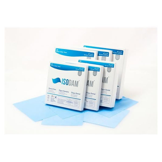 Economy pkg: 5" x 5" Blue, Heavy, 100 pieces/bx