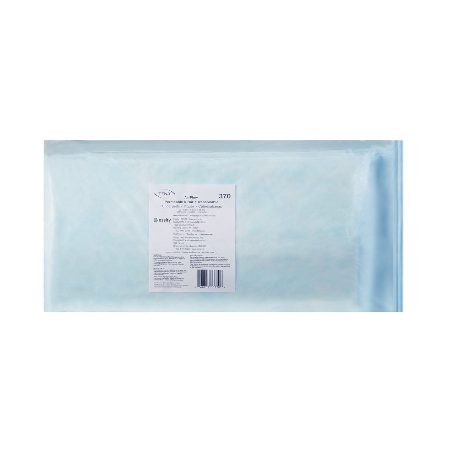 Underpad, Air Flow, 23" x 36", Blue, 10/pk, 6 pk/cs (Continental US Only)