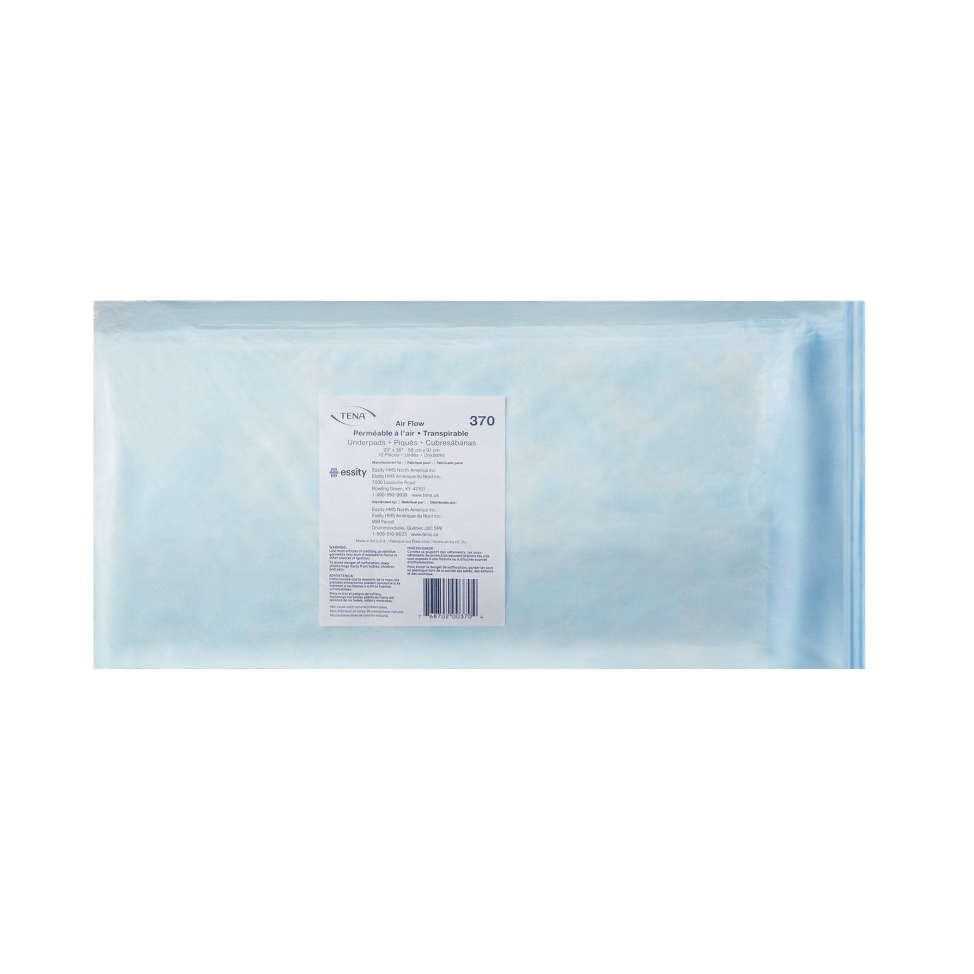 Underpad, Air Flow, 23" x 36", Blue, 10/pk, 6 pk/cs (Continental US Only)
