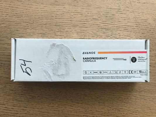 Radio Frequency Cannula 22G x 54mm, Active Tip, 5mm, Sterile, 10/bx (US Only) (Authorized Distributor Sub-Agreement Required  - See Manufacturer Details Page)
