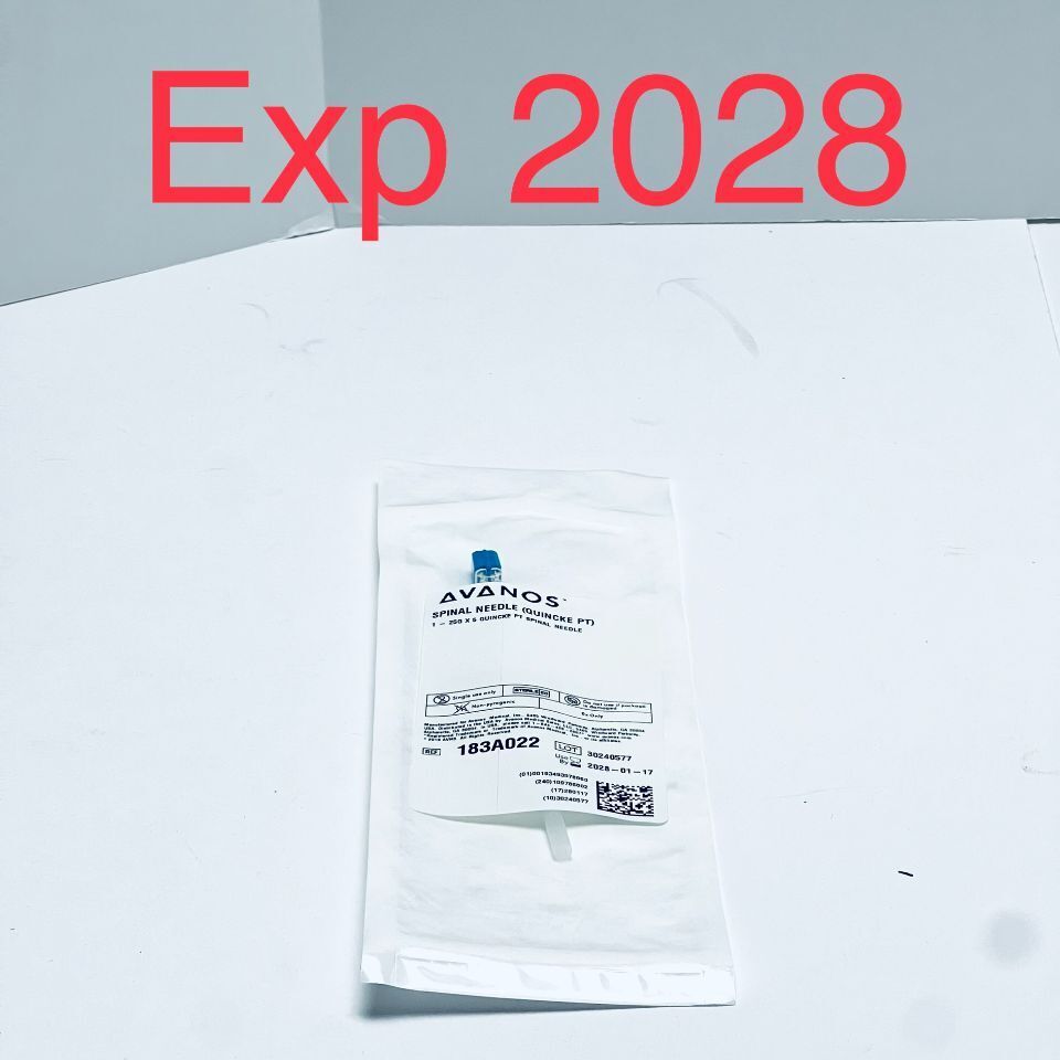 Quincke Spinal Needle, 25G x 5 , 25/bx (US Only) (Authorized Distributor Sub-Agreement Required  - See Manufacturer Details Page)