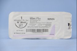Suture, Taper Point, Size 1, 54", Violet Monofilament Loop, Needle TP-1, _ Circle, 1 dz/bx (Continental US Only)