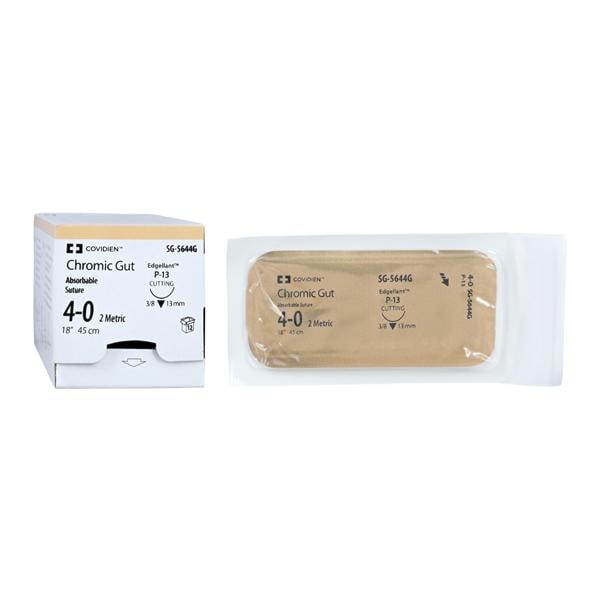 Suture, Premium Reverse Cutting, Size 4-0, 18", Needle P-13, 3/8 Circle, 1 dz/bx (Continental US Only)