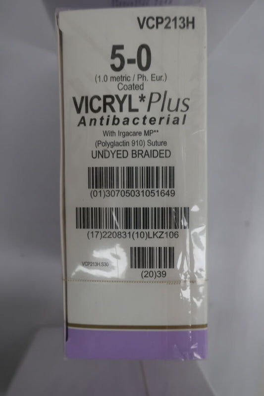 Suture, Taper Point, Size 5-0, 27", Undyed Braided, Needle RB-1, _ Circle, 3 dz/bx (Continental US Only)