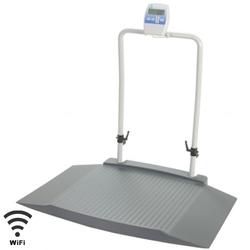 Wheelchair Scale with Dual Ramp, Mast & WIFI, 800 lb Capacity, 30" x 31" (2 ea/plt)