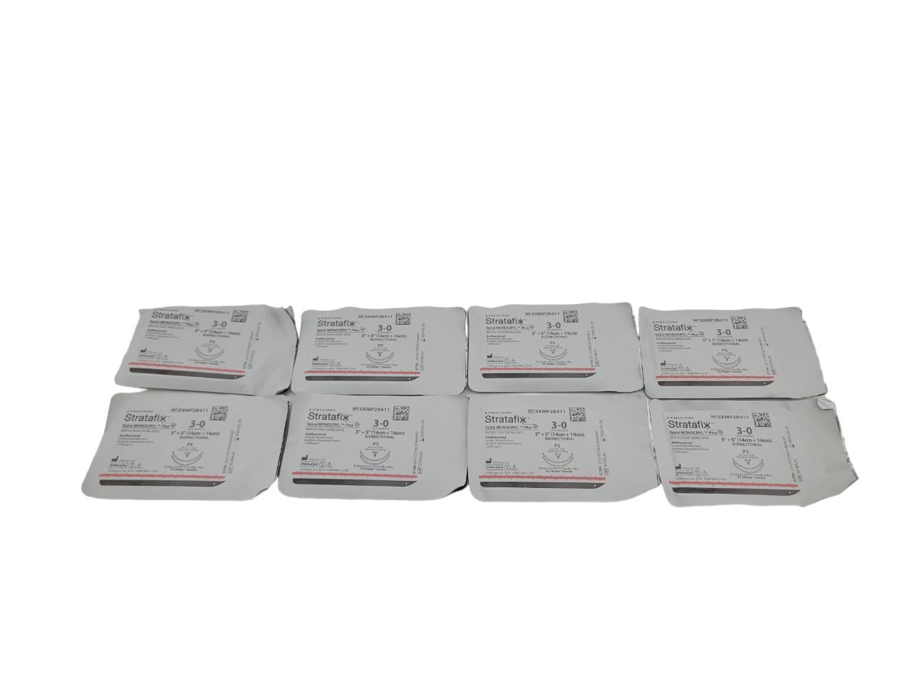 Suture, Spiral, Undyed, Size 3-0, Needle PS, 14cm x 14cm, 12/bx (Continental US Only)
