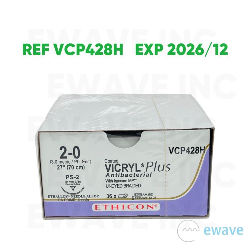 Suture, Precision Point Reverse Cutting, Size 2-0, 18", Undyed Braided, Needle PS-2, 3/8 Circle, 3 dz/bx (Continental US Only)