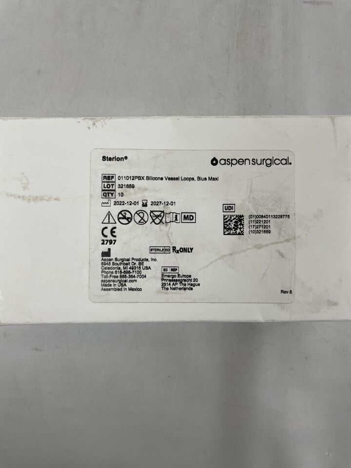 Vessel Loop, Blue, Maxi,1mm x 406mm, Sterile, 2/pk, 10 pk/bx (US Only) (Not Available For Sale into Canada)