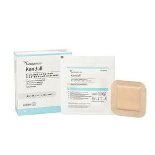 Silicone Bordered Foam Dressing, 6" x 6", 10/bx, 5 bx/cs (Continental US Only) (Item on Manufacturer Backorder - Inventory Limited when Available)