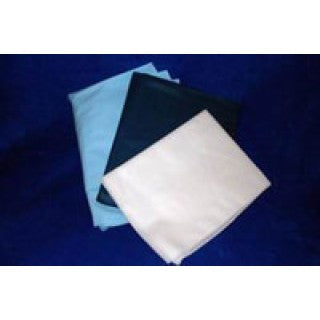 Fitted Cot Sheet, PE Coated, Standard Weight, Medium Blue, 30" x 72", 85 grams, 50/cs