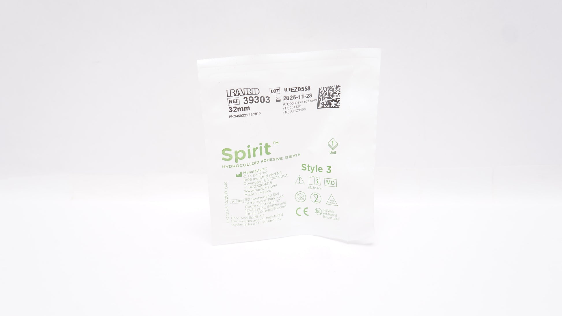 Spirit Sheath, Style 3, Intermediate, 32 mm, 30/cs (US Only)