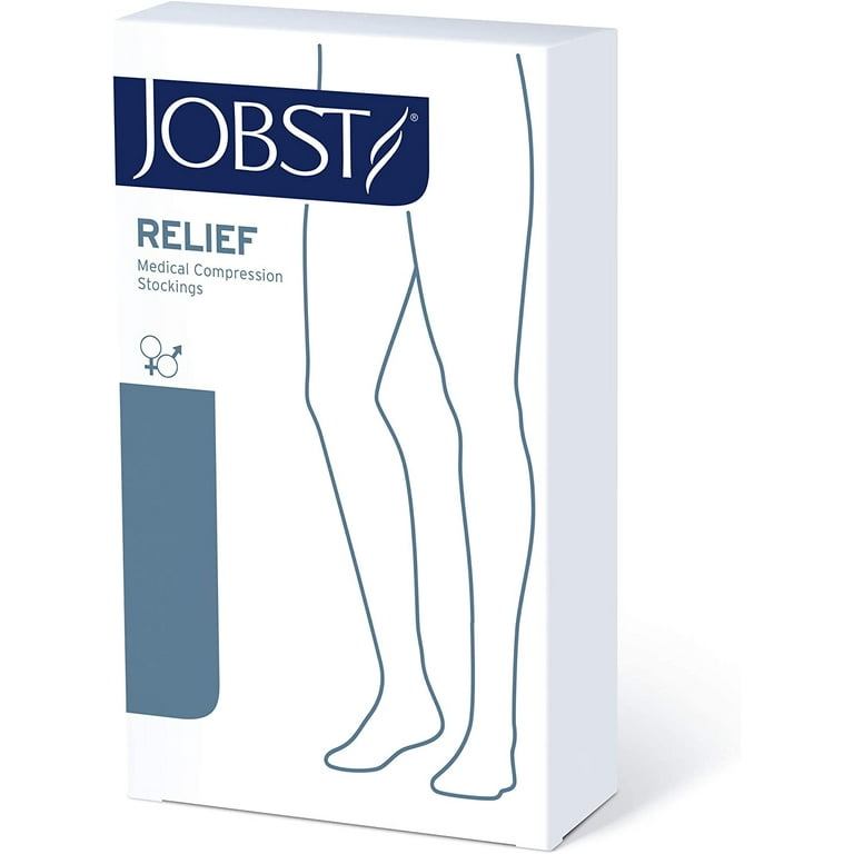 Compression Stockings, Knee High, 15-20mmHG, Medium, Black, Closed Toe (Continental US Only)