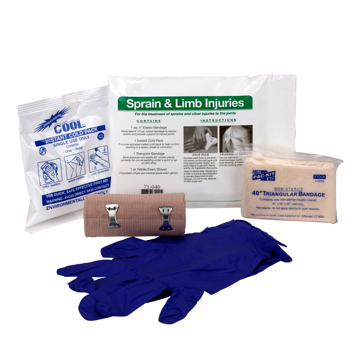 First Aid Triage Pack, Sprain Treatment (DROP SHIP ONLY - $150 Minimum Order)