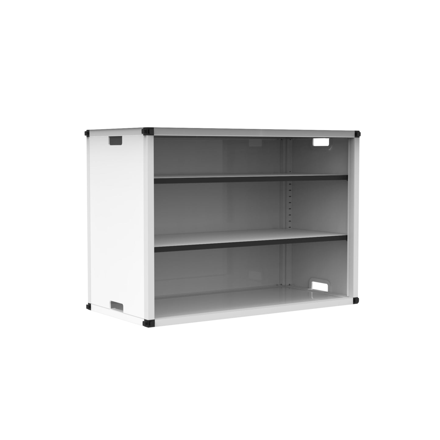 Bookshelf, Add-On Wide Module, 1.5 casters (two with locking brakes), Overall dimensions (wide/stacked module): 13 W x 27 D x 21 H (DROP SHIP ONLY)