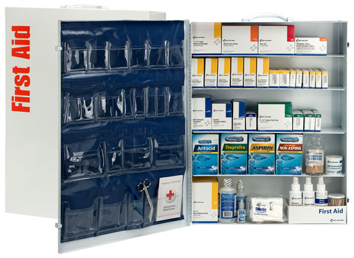 5 Shelf Industrial Station, 1718 Piece, Metal Cabinet, w/ Pocket Liner, 1ea (DROP SHIP ONLY - $150 Minimum Order)