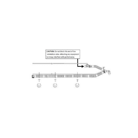 Breathing Circuit, Disposable, Universal, XL No WT, 10/pk (Pricing is subject to change without prior notice)
