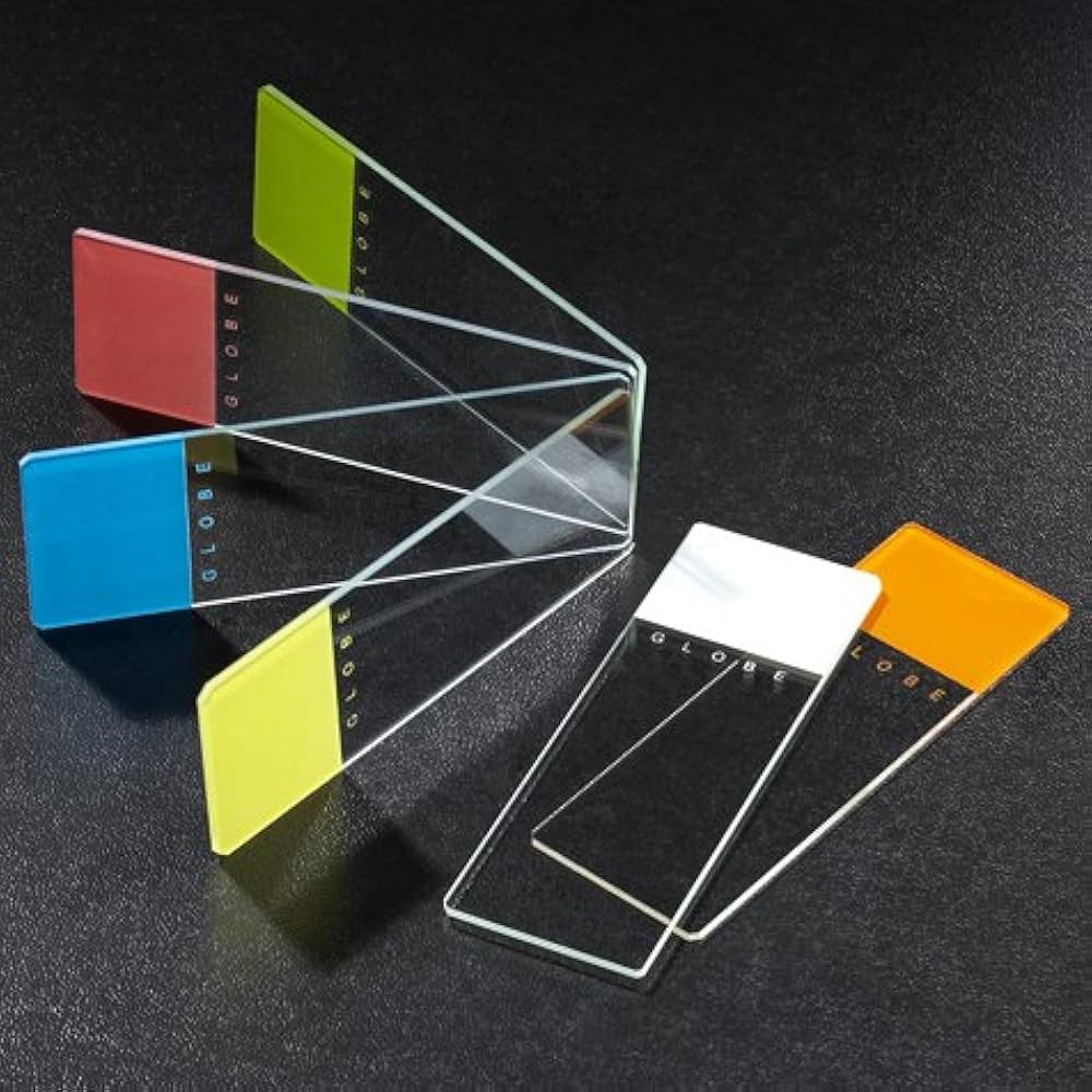 Color Coded Slide, Clipped Corners, Beveled Edges, Yellow, 25 x 75mm, 72/bx, 20 bx/cs