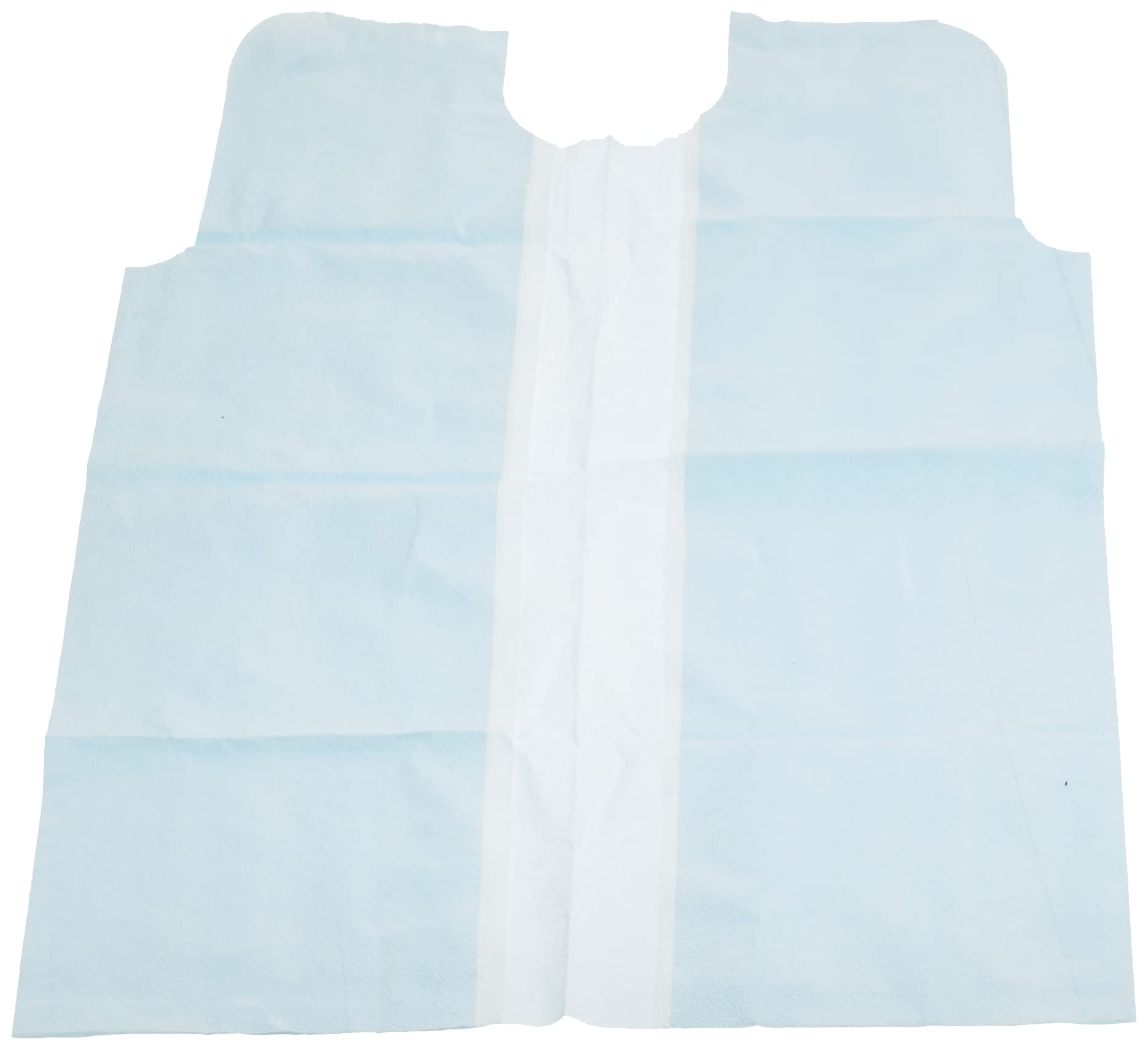 Exam Gowns, Tissue/Poly/Tissue, Blue, 50/cs (64 cs/plt)