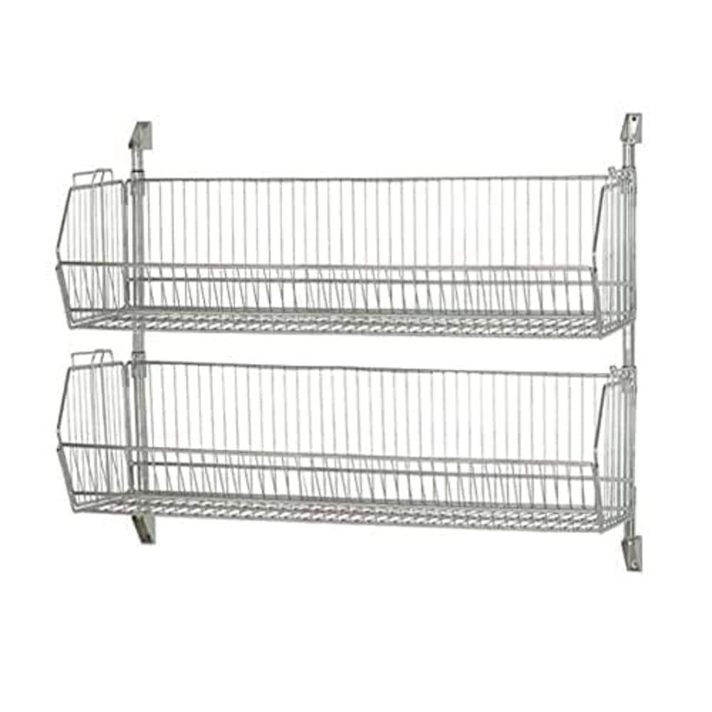 Cantilever, 48" x 34", Chrome, with (2) 204812BC Baskets (DROP SHIP ONLY)
