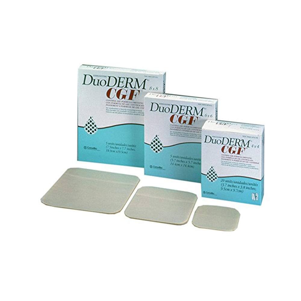 Hydrocolloid Dressing with Border, Square, 6" x 6", 5/bx (Continental US Only)