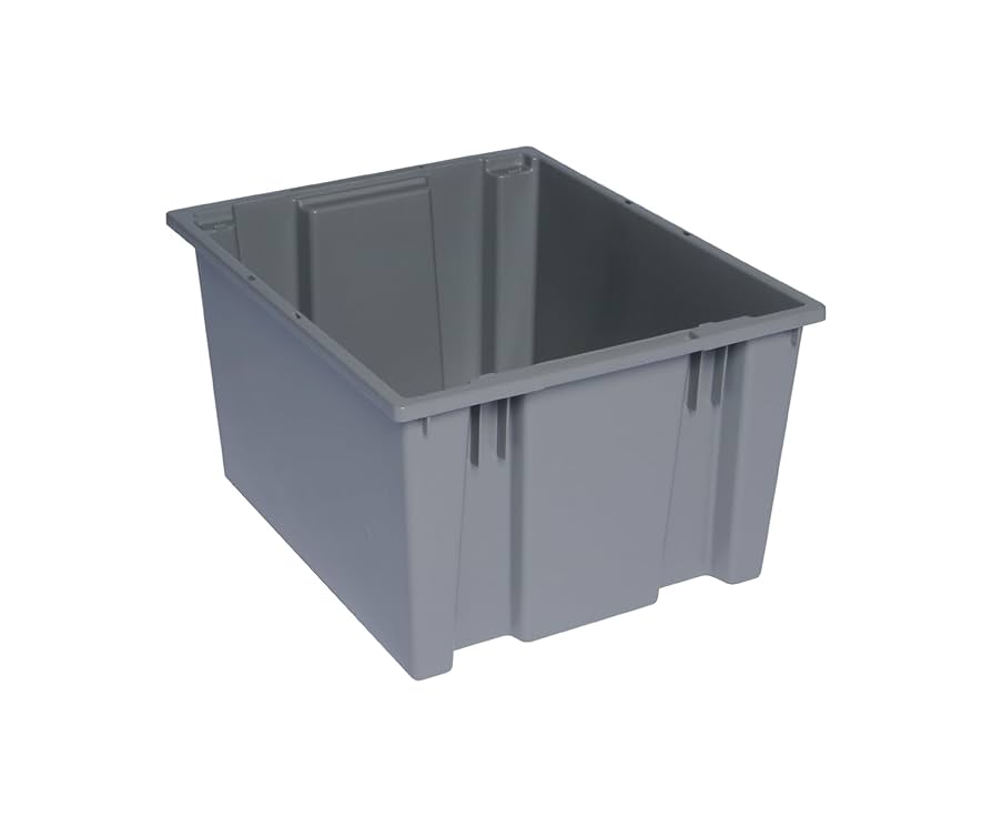 Bins, Stack and Hang, Blue, 14-3/4" x 8-1/4" x 7", 12/ctn (DROP SHIP ONLY)