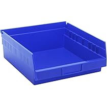 Shelf Bin, 11 5/8" x 6 5/8" x 4", Black, 30/ctn (DROP SHIP ONLY)