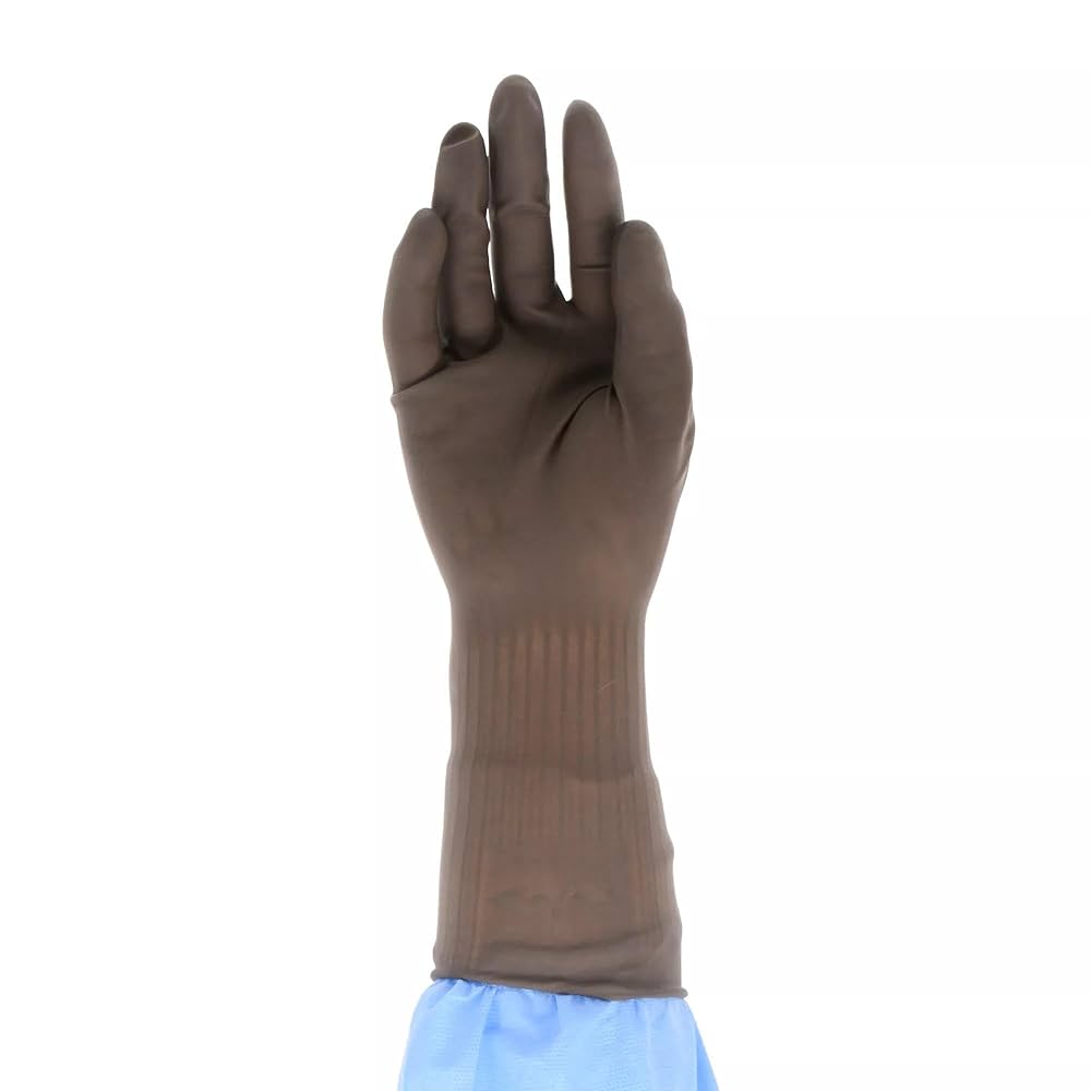 Protexis PI Orthopaedic Surgical Gloves with Hydrogel Coating, Brown, Size 9, Powder-Free, Latex-Free, Sterile, 40 pr/bx, 4 bx/cs (Continental US Only)