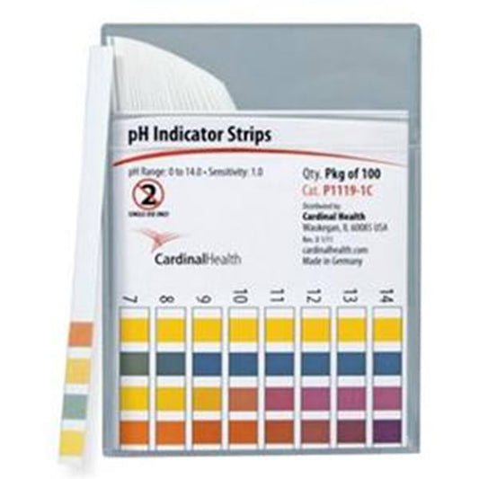 Long Range, 0-14, pH Indicator Strip, 4 Test Field, 100/pk, 100 pk/cs (Continental US Only)