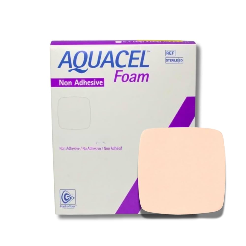 Foam Dressing, Non-Adhesive, Square, 6" x 6", 5/bx (Continental US Only)