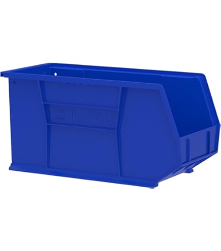 Bins, Stack and Hang, Blue, 10-3/4" x 8-1/4" x 7", 6/ctn (DROP SHIP ONLY)