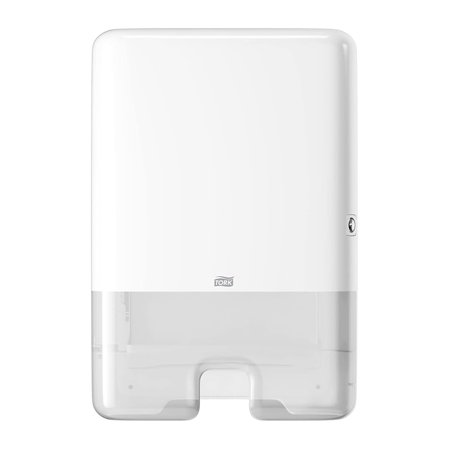 Hand Towel Dispenser, Multifold, Elevation, White, H2, Plastic, 17.5" x 11.9" x 4" (132 cs/plt)