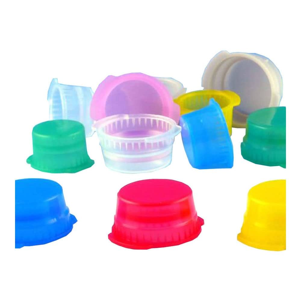 Blood Collection Tube Cap, 2-Thumb Tabs, 13mm, Blue, 1000/bg