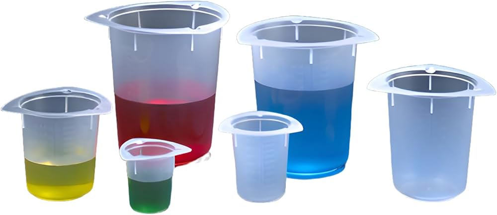 Tri-Corner Beaker, PP, 1000 mL, 100/cs
